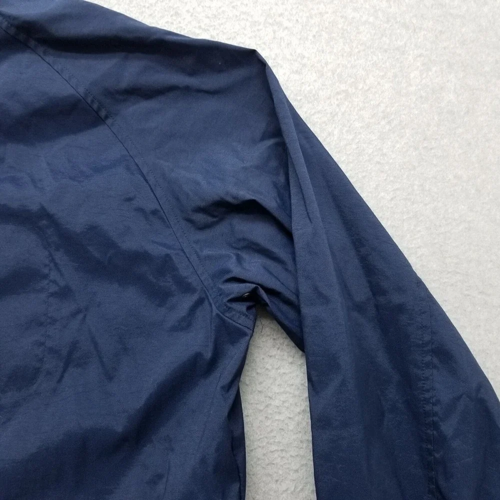 Nike Jacket Mens Large Blue Full‎ Zip Pockets Nylon Windbreaker